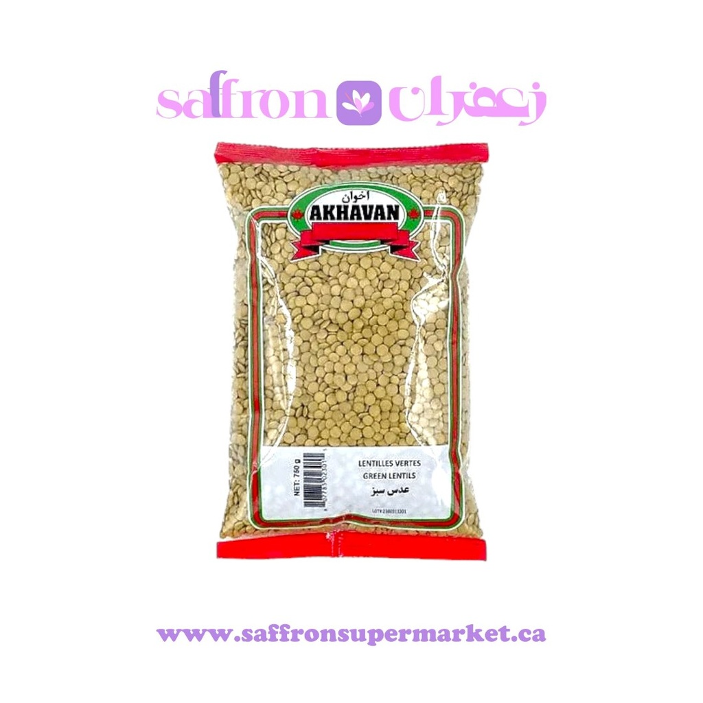 Akhavan Green Lentils - 750g