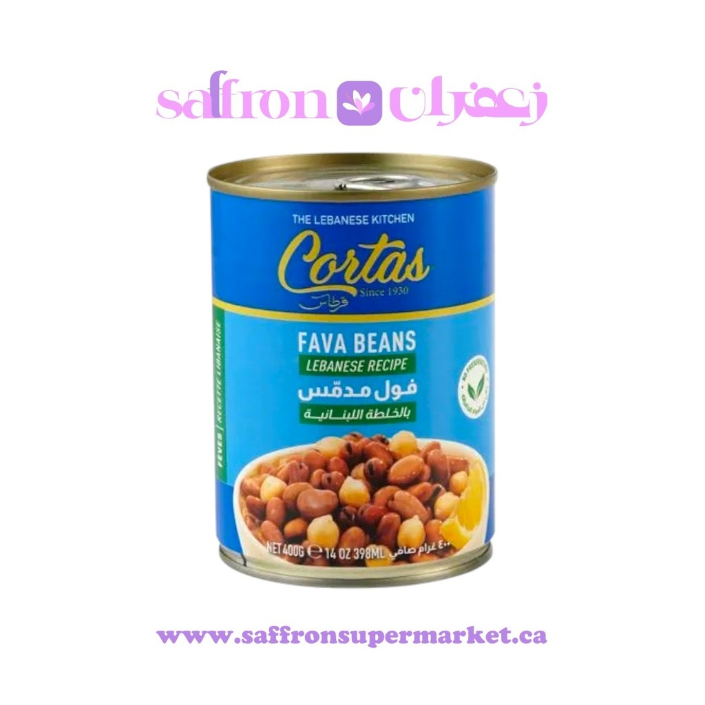 Cortas Fava Beans (Lebanese Recipe) - 398ml