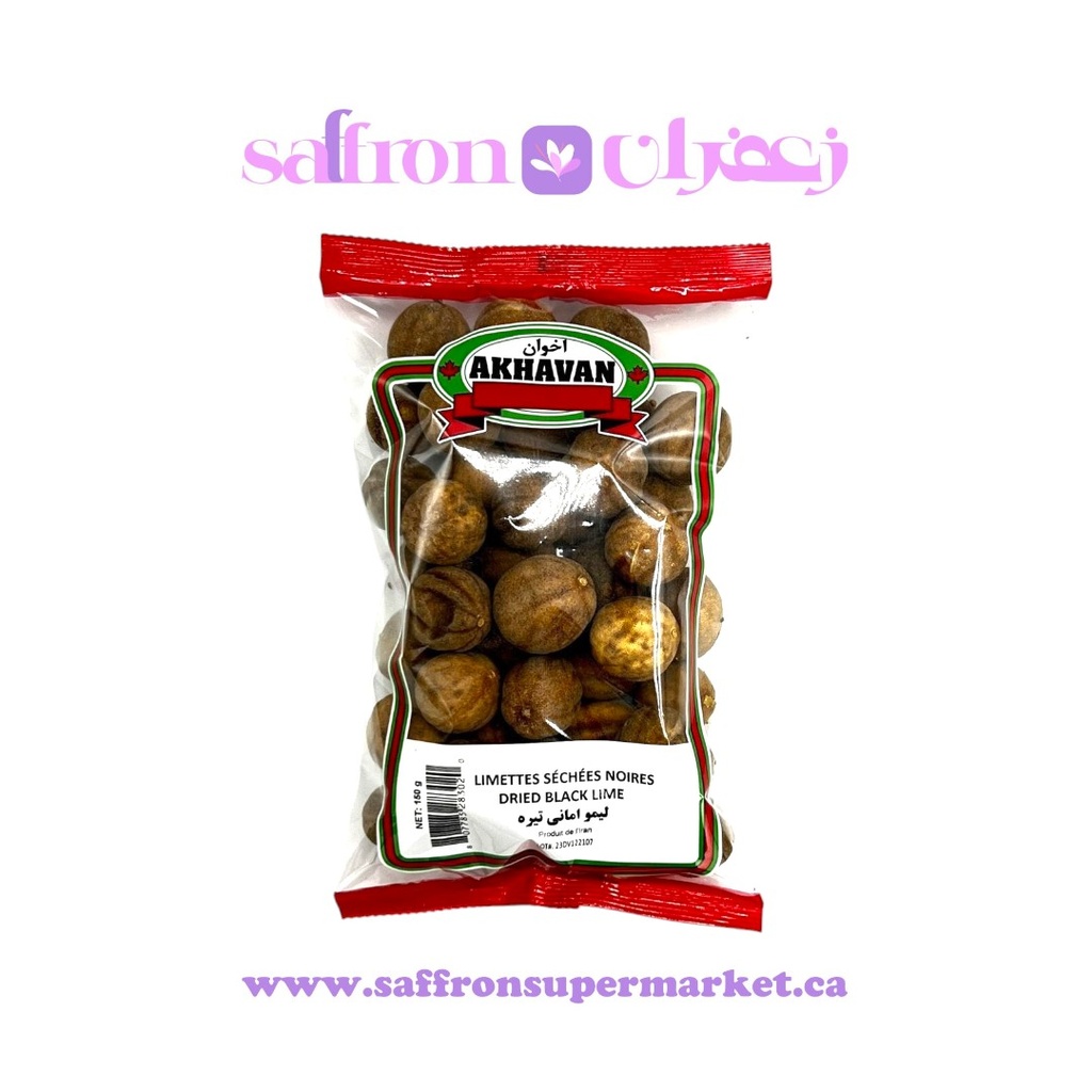 Akhavan Dried Dark Lime - 150g