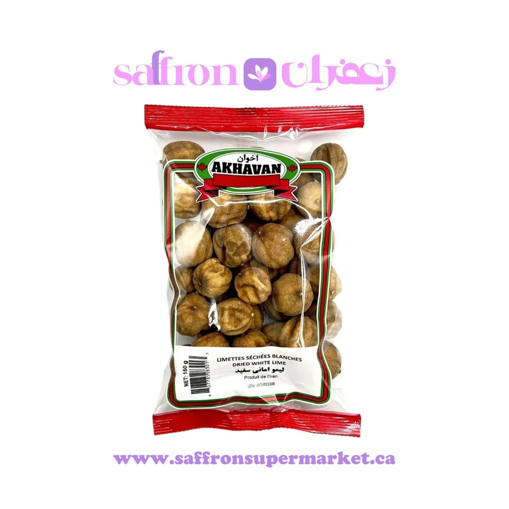 Akhavan Dried White Lime - 150g