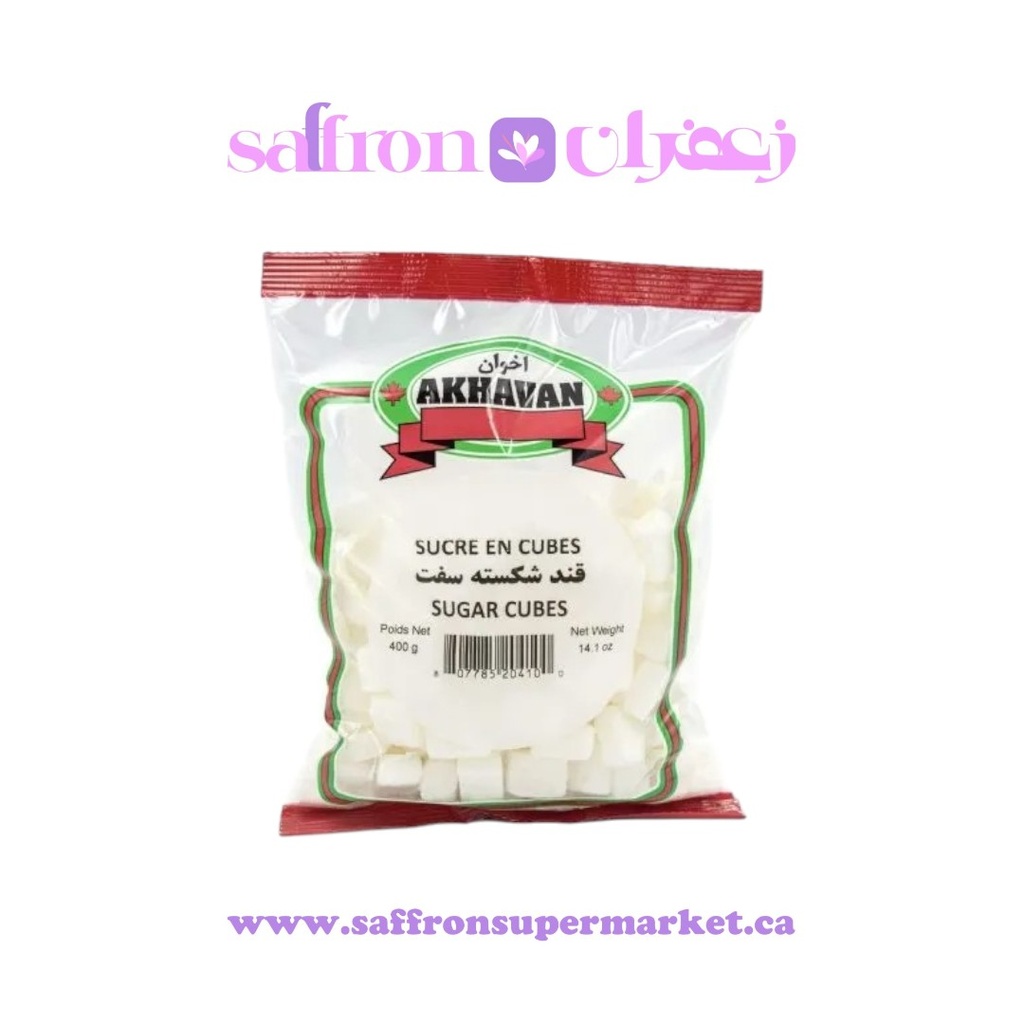 Akhavan Sugar Cubes White – 400g
