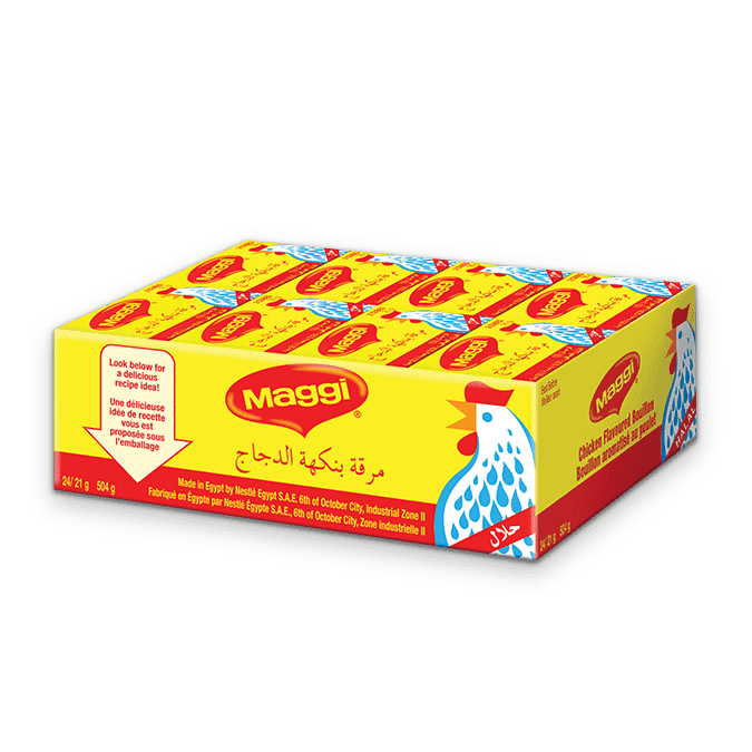 Maggi Cubes Chicken Flavoured - 21Gx24