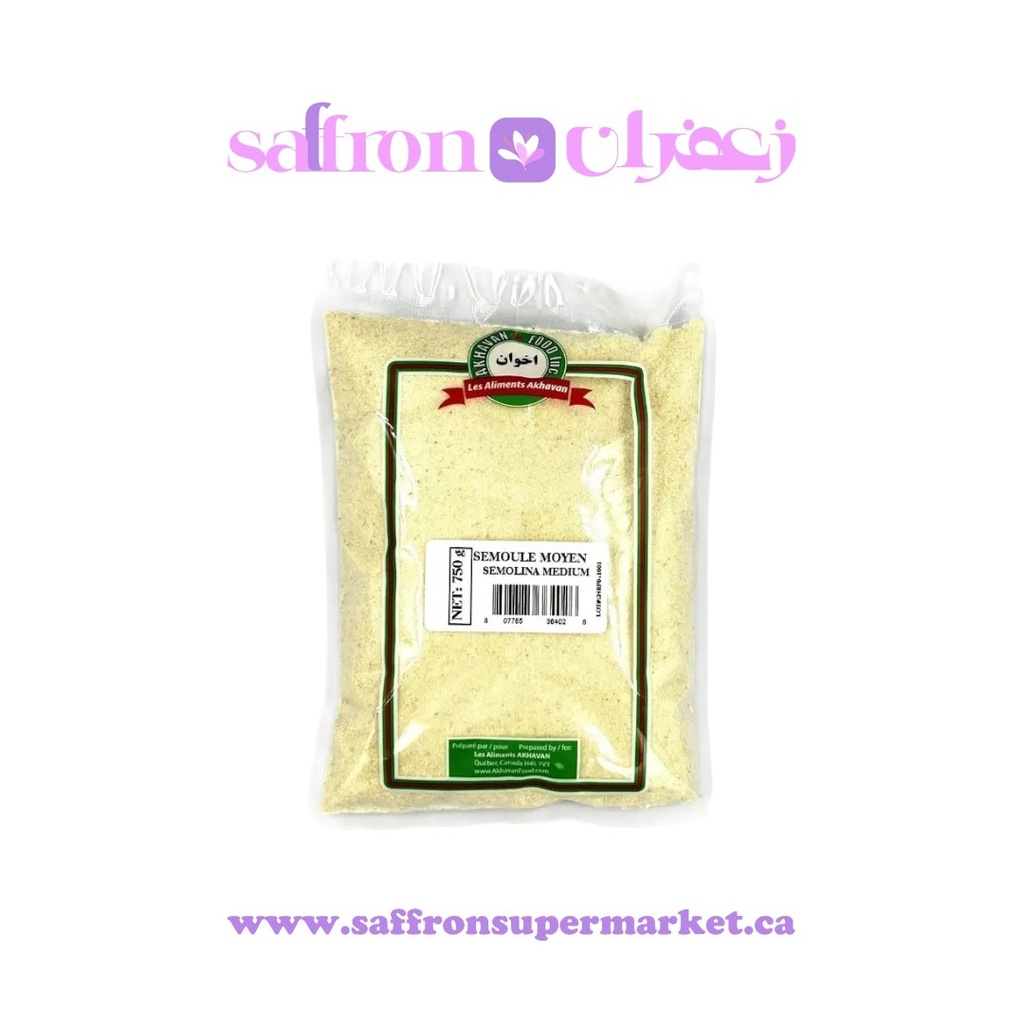 Akhavan Semolina Medium – 750g