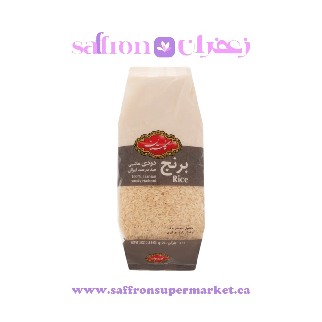 Golestan Hashmi Smoked Rice – 1kg