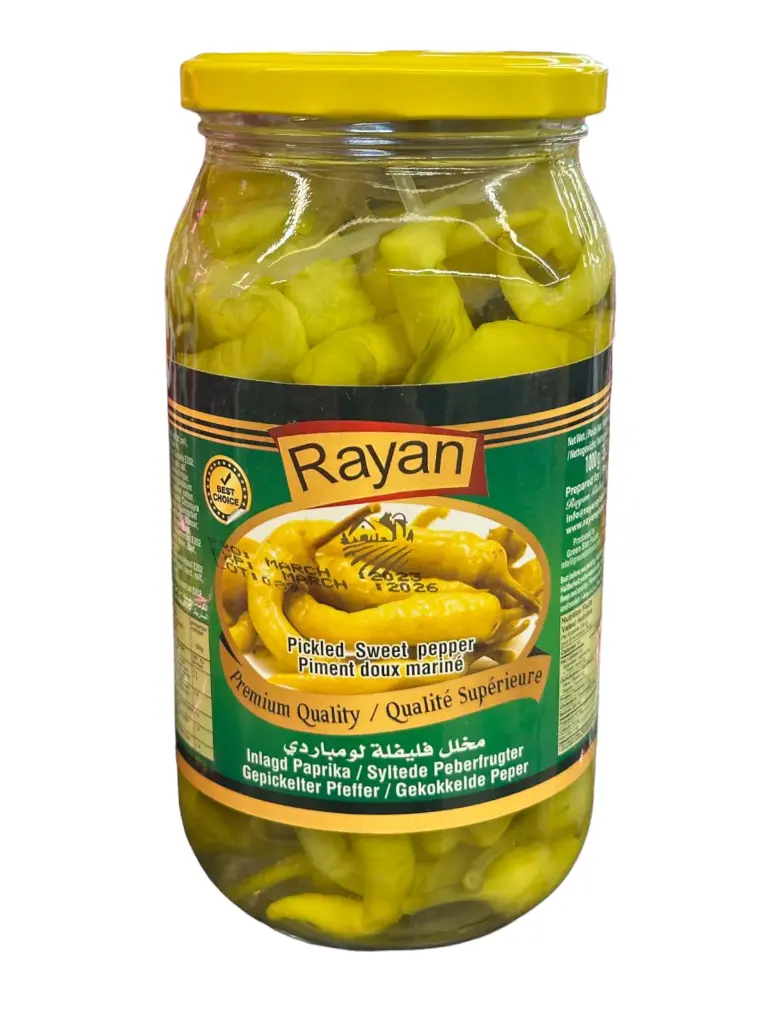 Rayan Pickled Baladi Peppers – 1000g