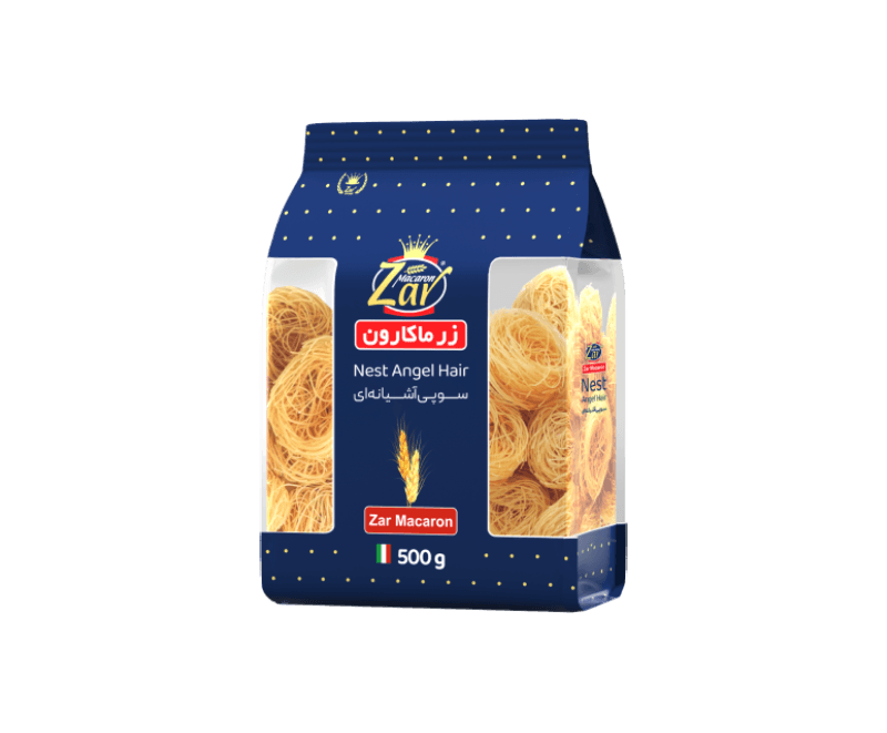 Zar Macaron Angel Hair Pasta Nest – 500g