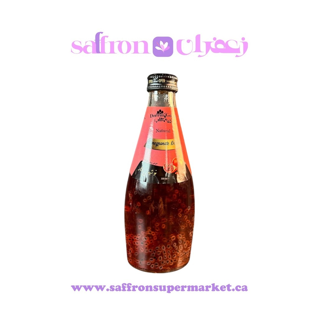 Dorrin Golab Pomegranate Basil Seed Drink – 300ml