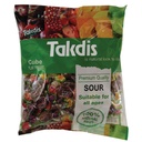 Takdis Cube Flat Fruit Sour lavashak - 1kg